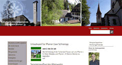 Desktop Screenshot of kath-grenzach-wyhlen.de